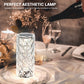 Crystal Table Lamp Bedroom Rose Lamp Diamond Gates Line Net Red Atmosphere Bedside Romantic Petal Night Lamp